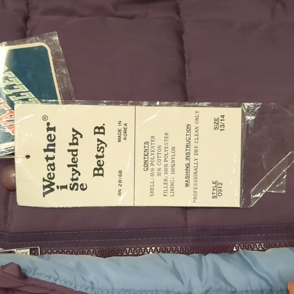 VINTAGE NWT weatherwise quilted coat - Picture 9 of 12